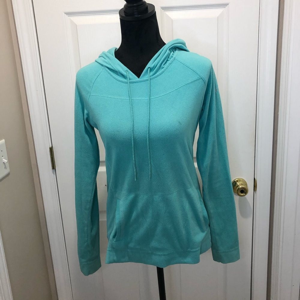 Columbia soft hoodie pull on top size small